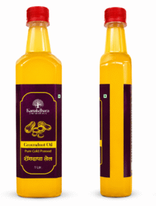 GROUNDNUT OIL COLD PRESSED KANAKDHARA 1Ltr